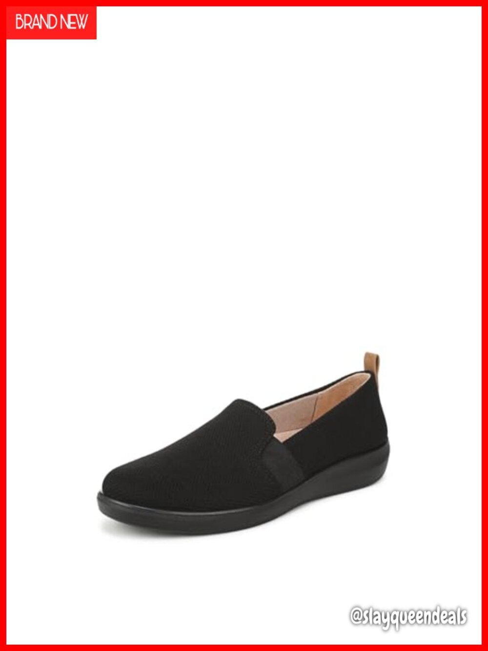 Women's Knit Slip-On Loafers FreeFoam Comfort Flat Shoes